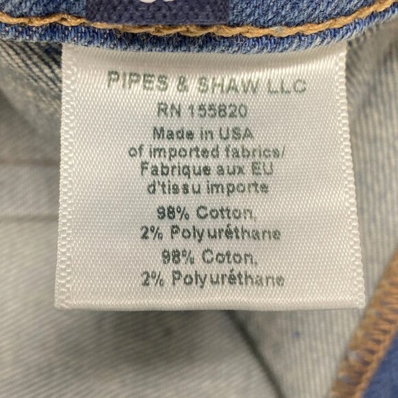 NEW VERONICA BEARD Grant Wide-Leg Jeans Blue Size 26 Cropped Frayed Hem Deni - Picture 3 of 9